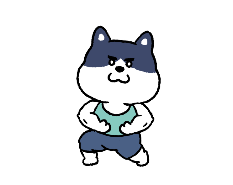 コーポレートキャラクター 犬